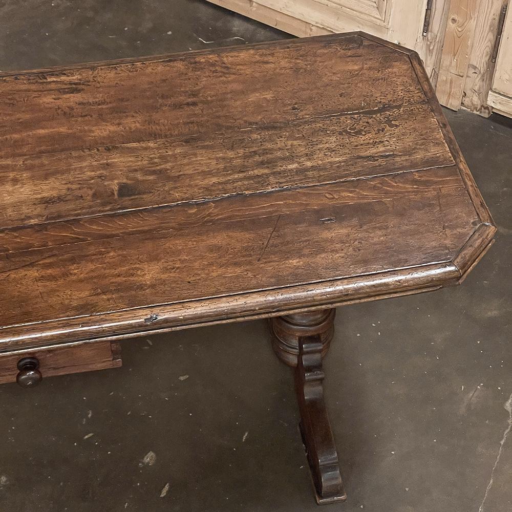 19th Century Rustic Desk ~ Sofa Table In Good Condition For Sale In Dallas, TX