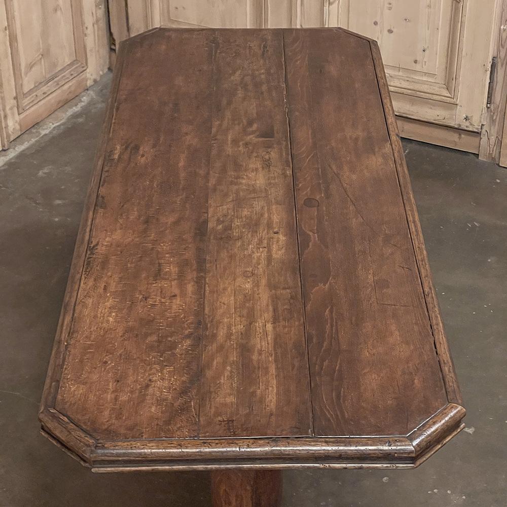 Oak 19th Century Rustic Desk ~ Sofa Table For Sale