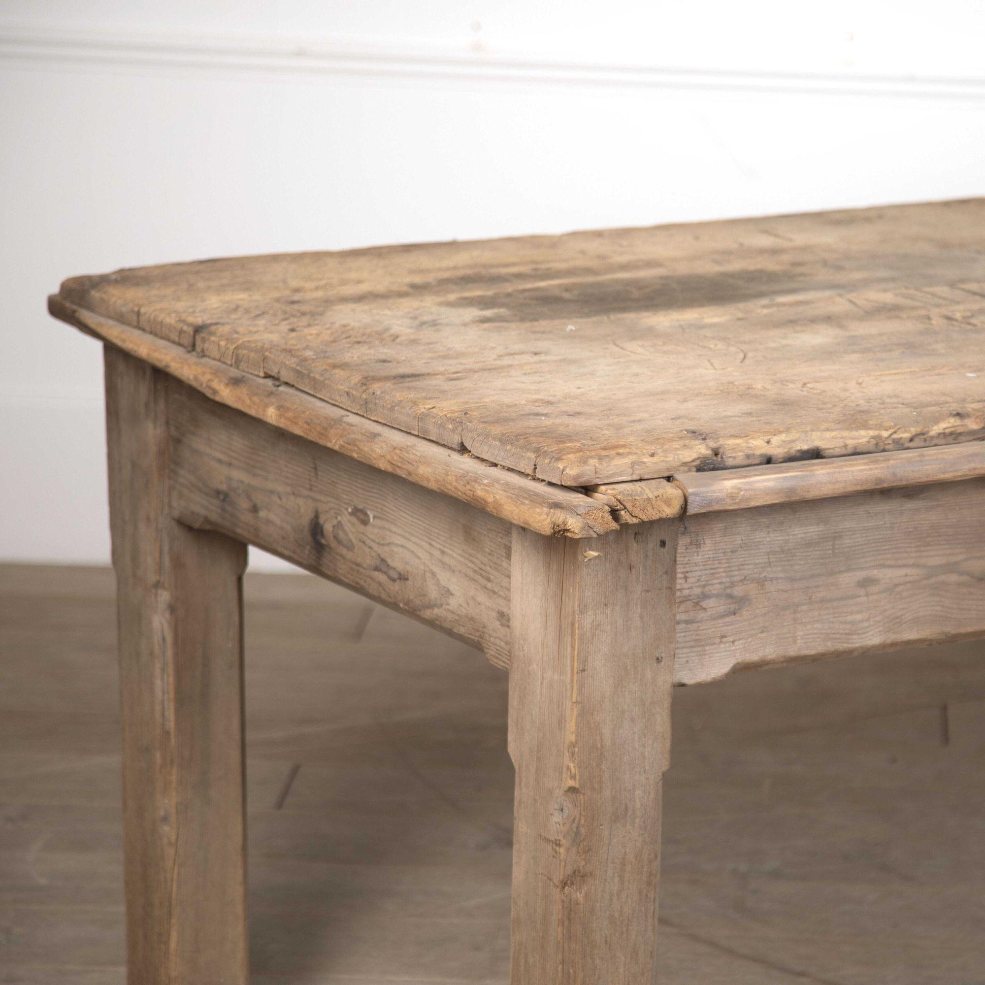 19th Century Rustic Dining Table For Sale 1