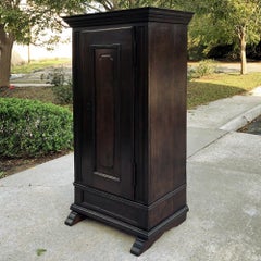 19th Century Rustic Dutch Bonnetiere, Cabinet