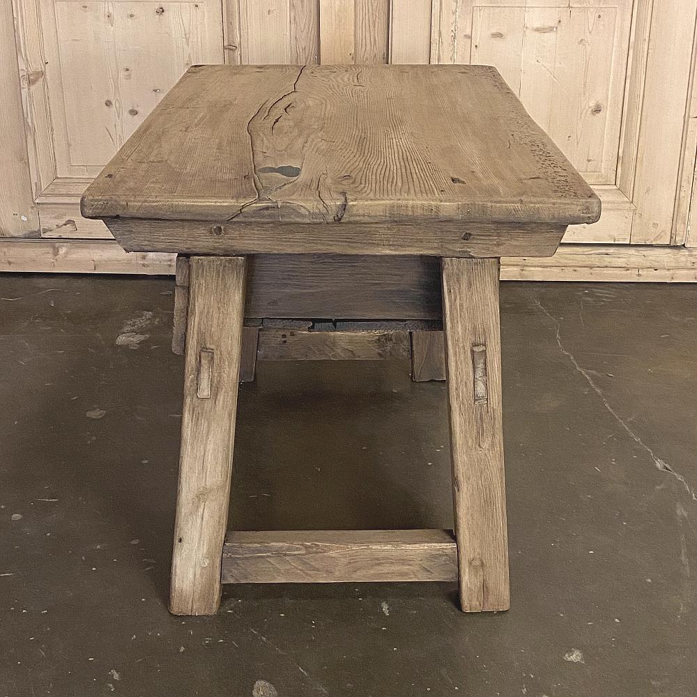 19th Century Rustic Dutch Side Table In Good Condition In Dallas, TX