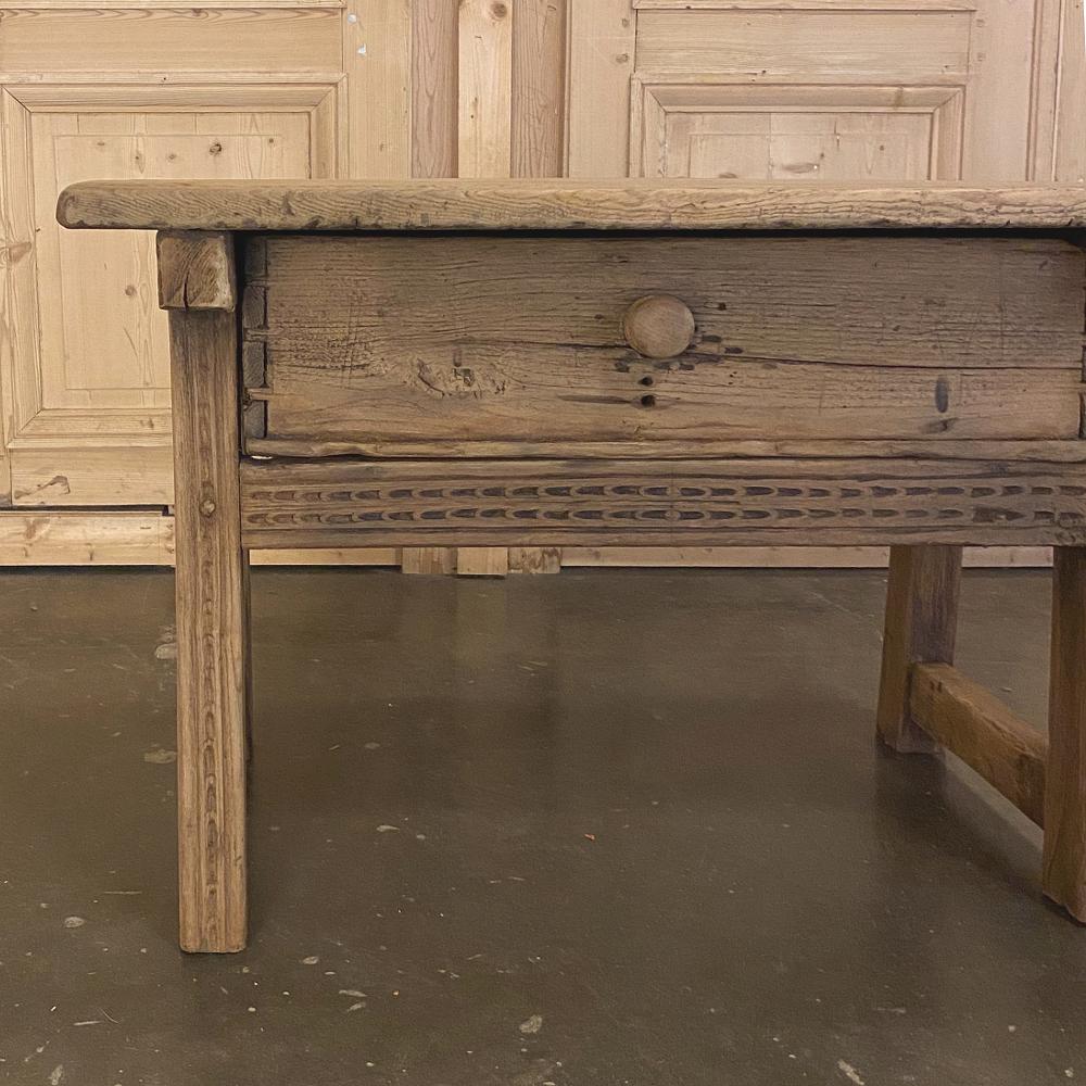 19th Century Rustic Dutch Side Table 3