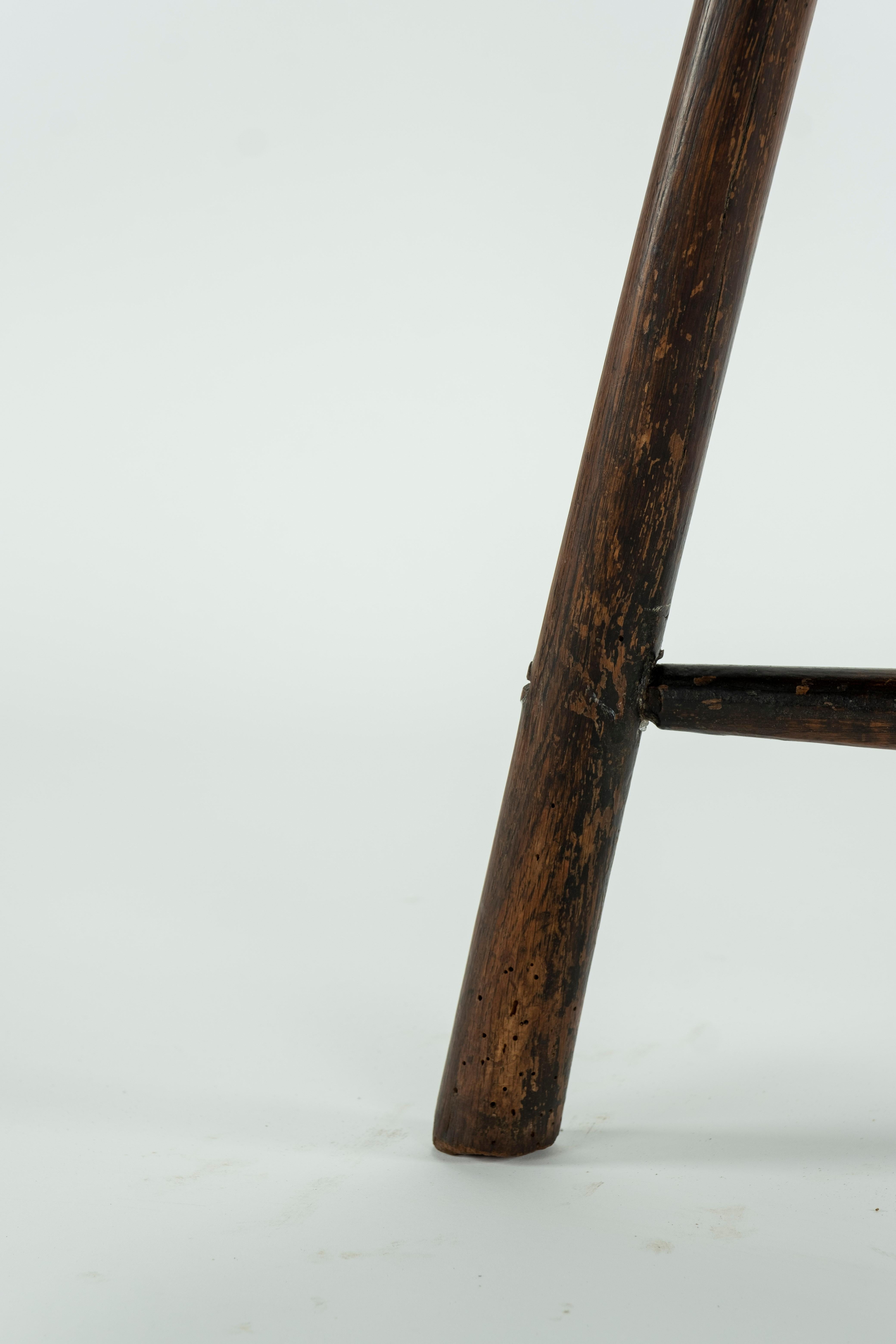 Table de criquet rustique en orme du 19ème siècle en vente 2