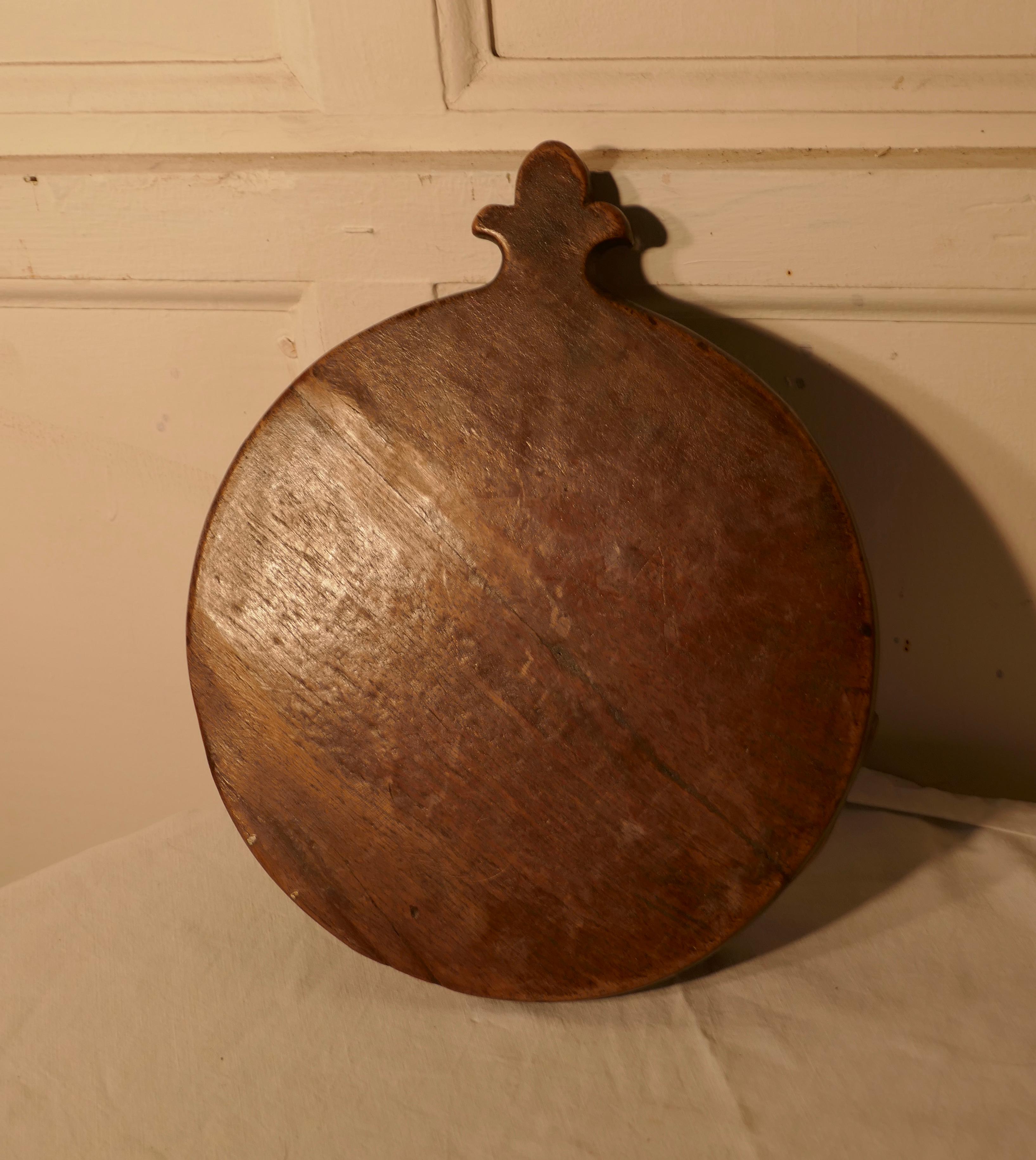 Wood 19th Century Rustic French Elm Cheese Board