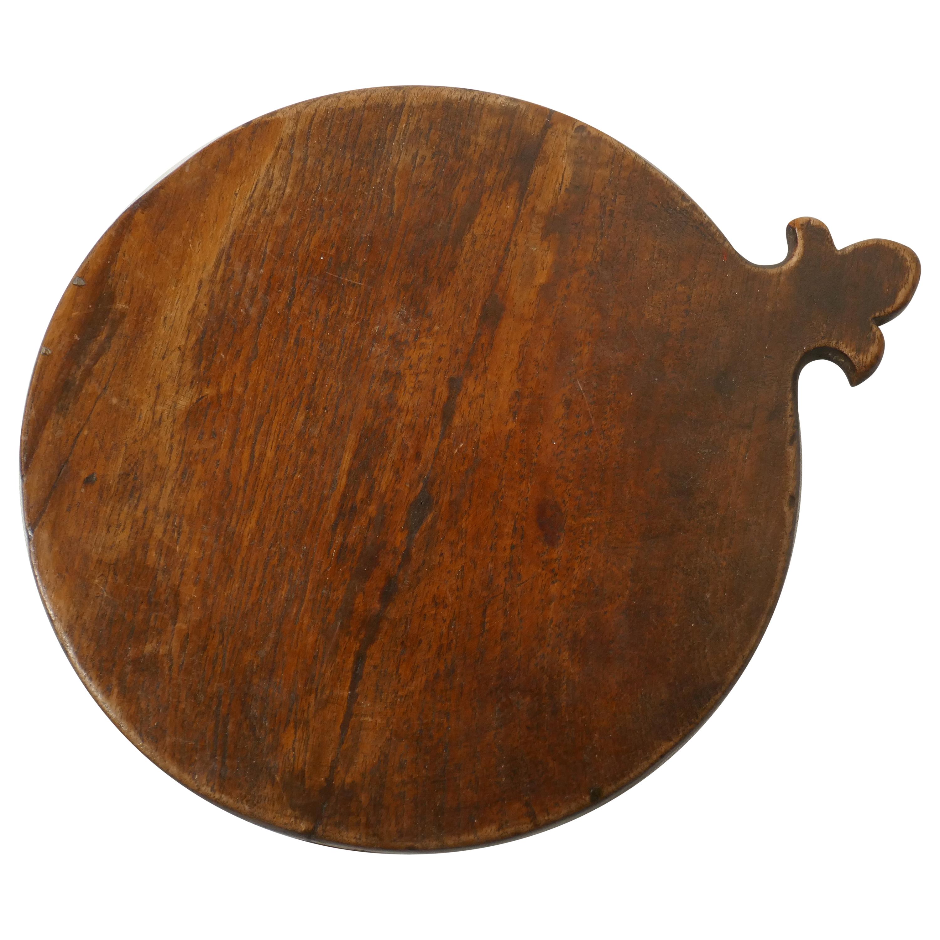 19th Century Rustic French Elm Cheese Board