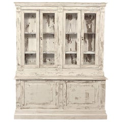 19th Century Rustic French Neoclassical Bookcase