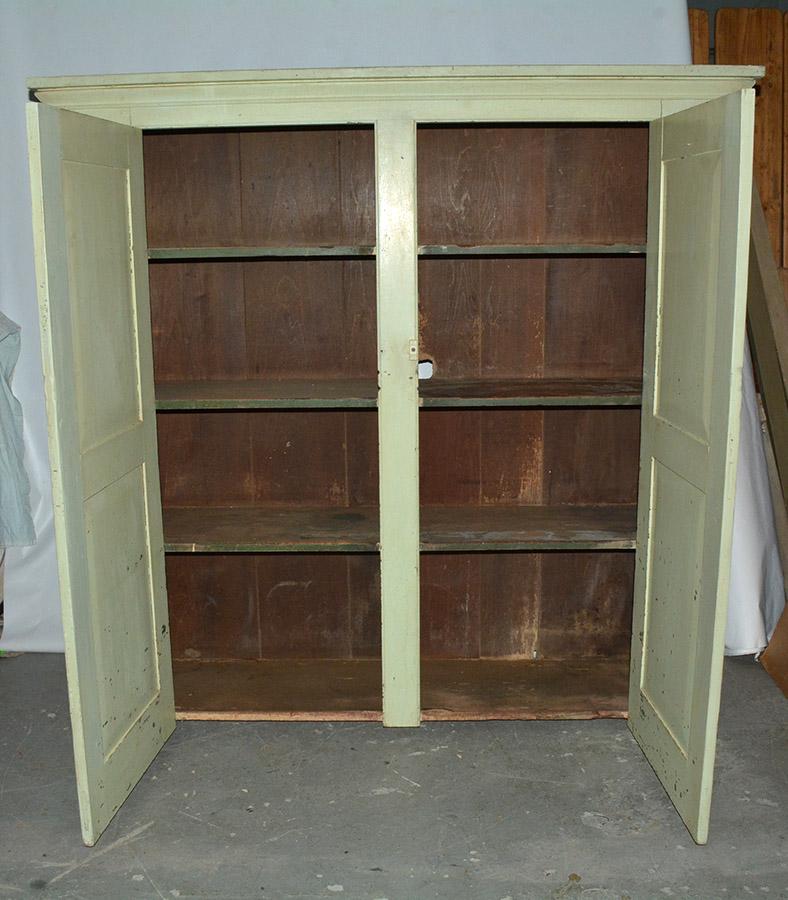 19th Century Rustic Hudson Valley Country Wall Cupboard 4