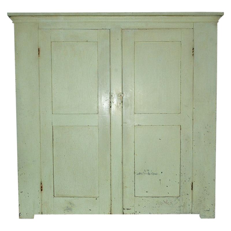 19th Century Rustic Hudson Valley Country Wall Cupboard