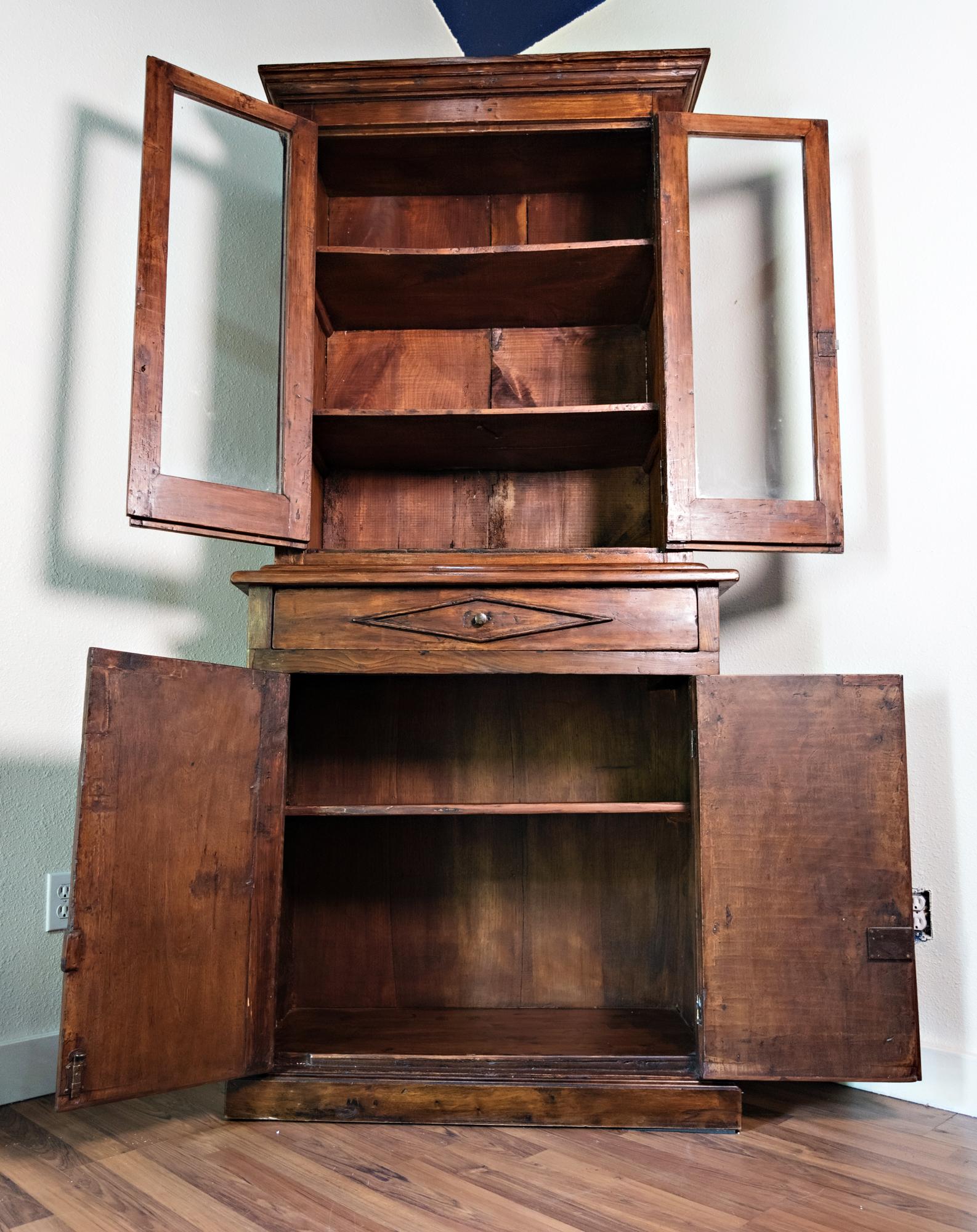 Italian, Tuscany 19th Century Rustic Hutch at 1stDibs italian hutch