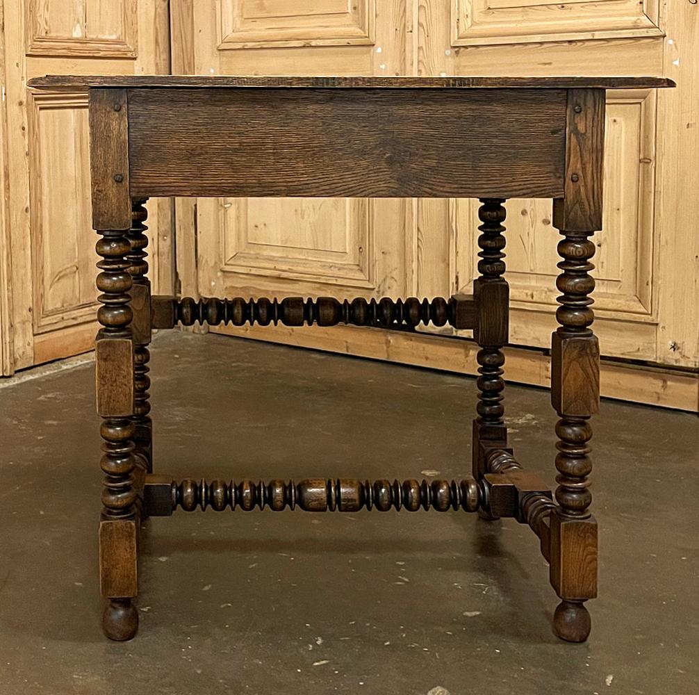 19th Century Rustic Jacobean End Table For Sale 3