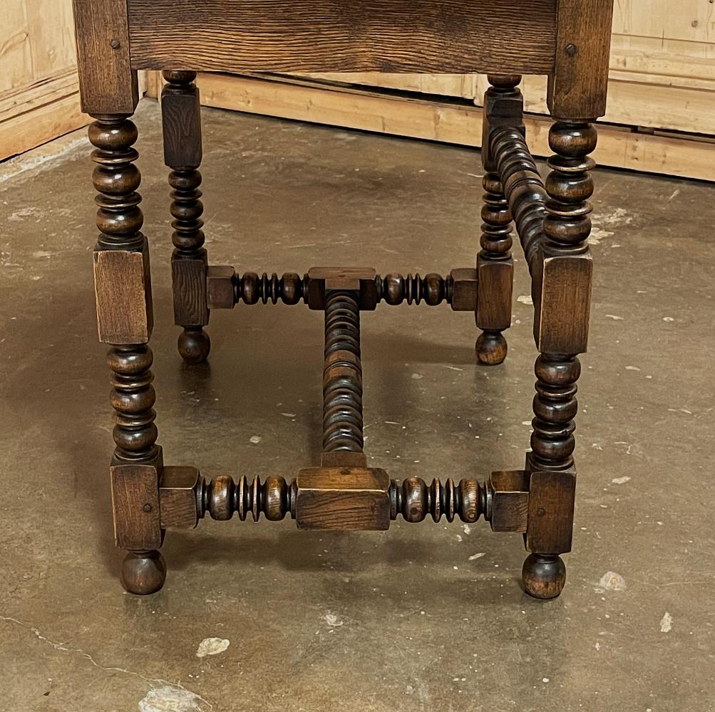 19th Century Rustic Jacobean End Table For Sale 5