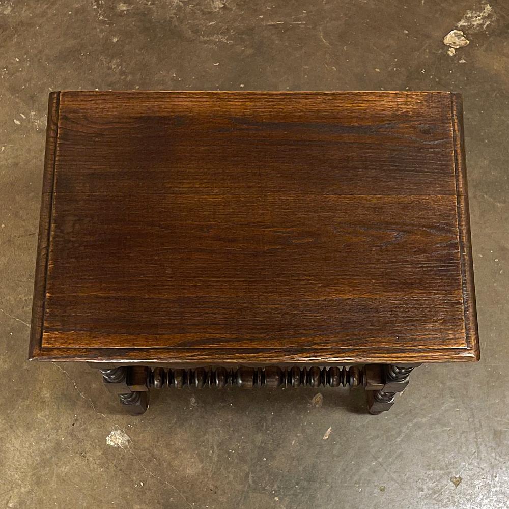 19th Century Rustic Jacobean End Table For Sale 7