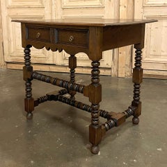 19th Century Rustic Jacobean End Table