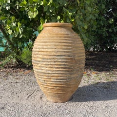 19th Century Rustic Mediterranean Terracotta Olive Jar