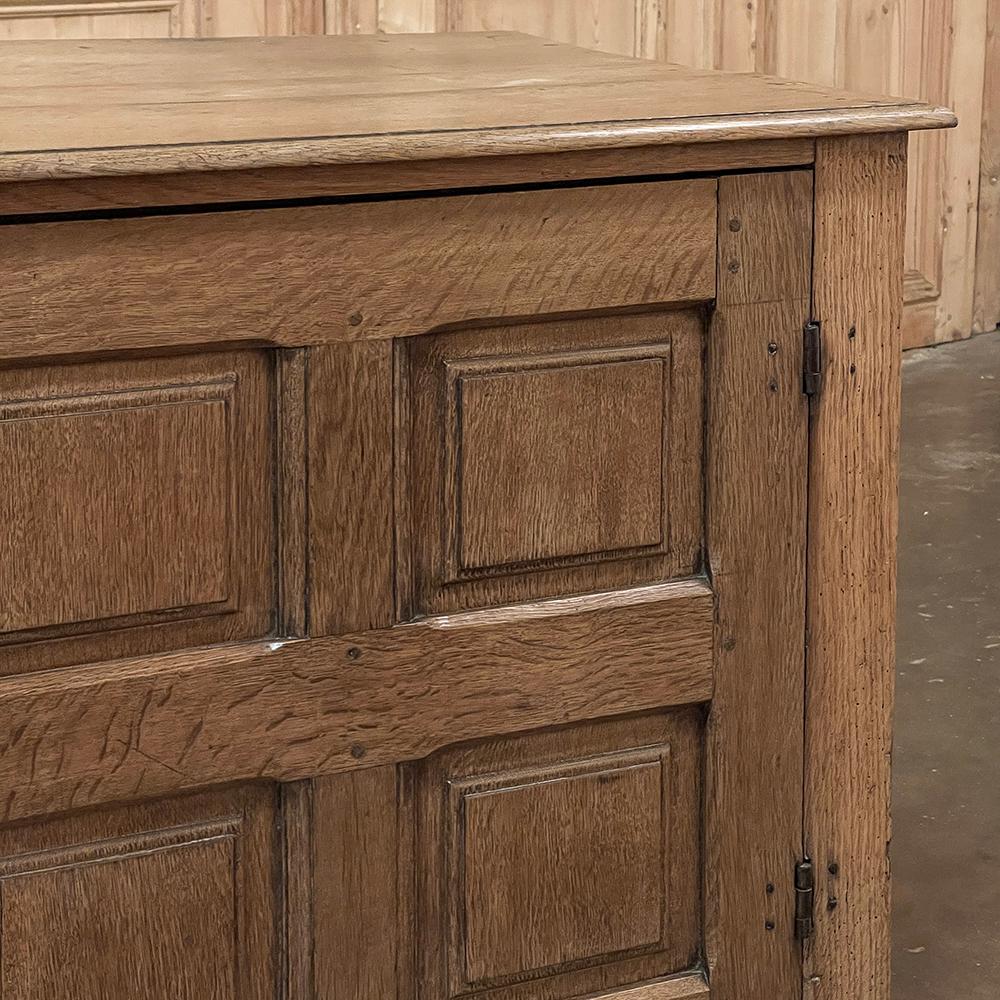 19th Century Rustic Oak Cabinet ~ Chest of Drawers For Sale 6