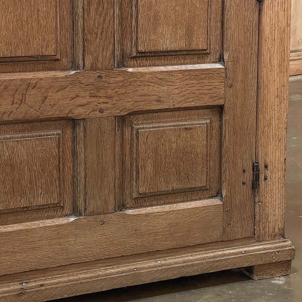 19th Century Rustic Oak Cabinet ~ Chest of Drawers For Sale 7