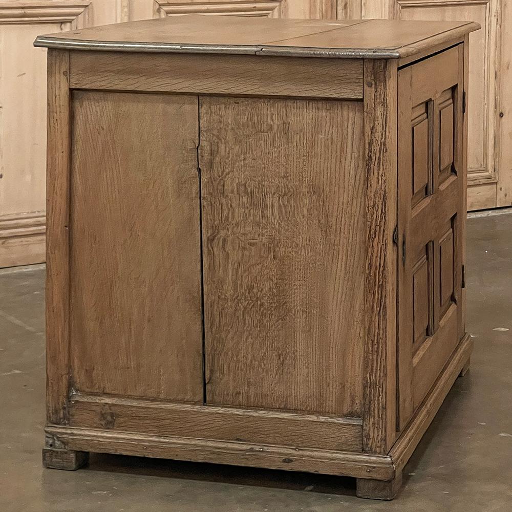 19th Century Rustic Oak Cabinet ~ Chest of Drawers For Sale 12