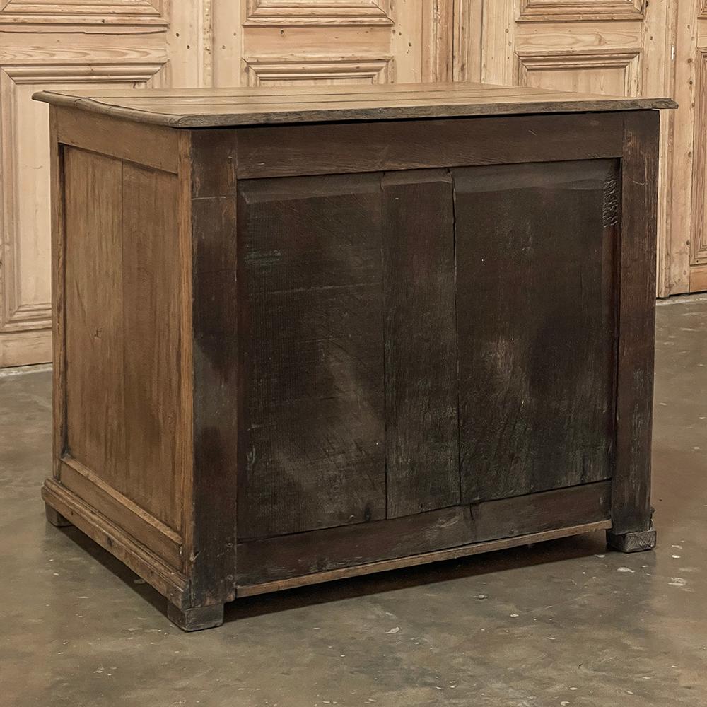 19th Century Rustic Oak Cabinet ~ Chest of Drawers For Sale 14