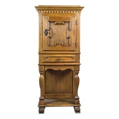19th Century Rustic, Oak Cabinet