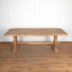 19th Century Rustic Oak Refectory Table