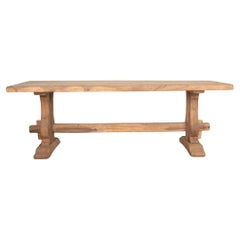 19th Century Rustic Oak Refectory Table