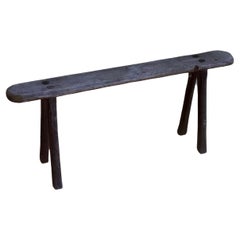19th Century Rustic Pine Bench