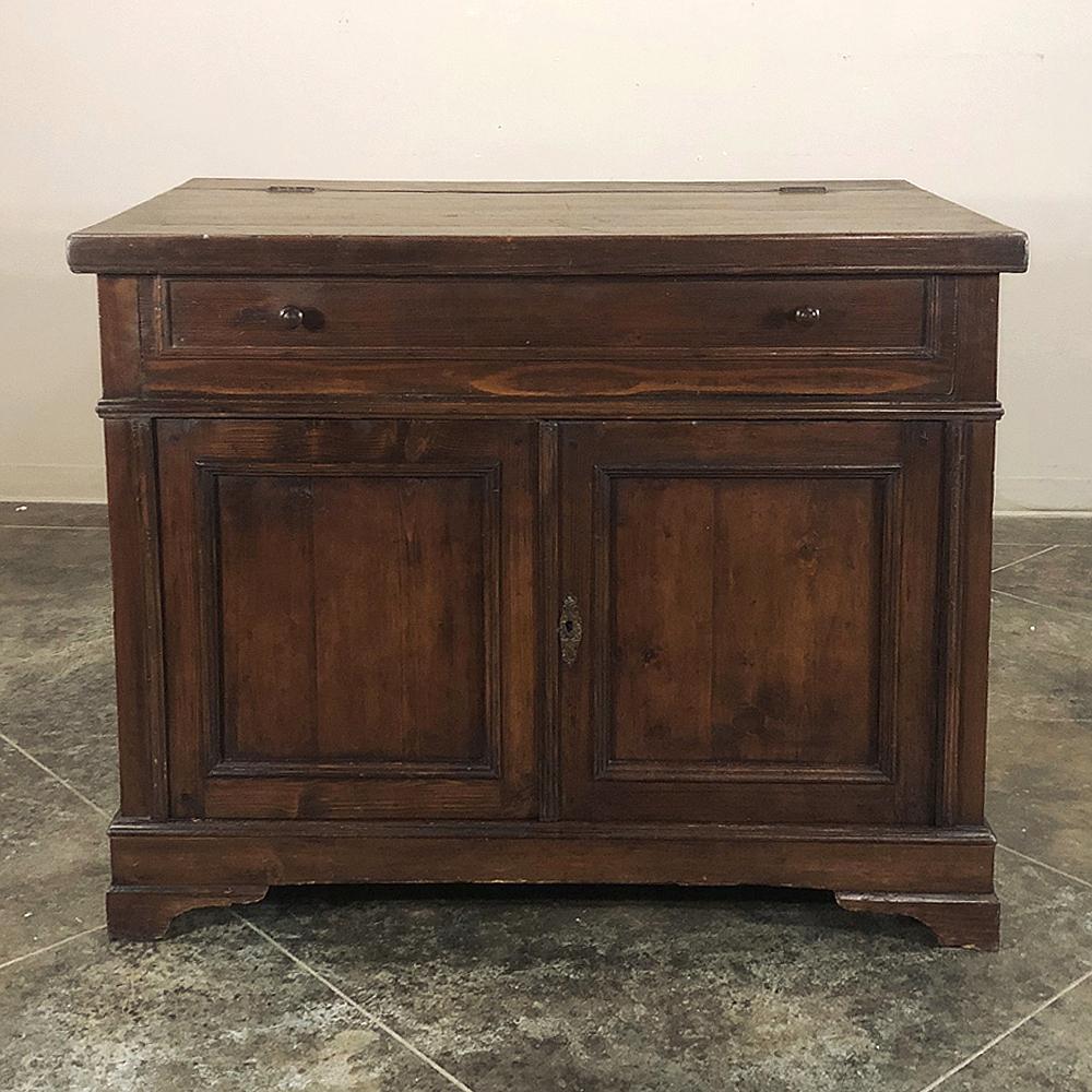 rustic pine buffet