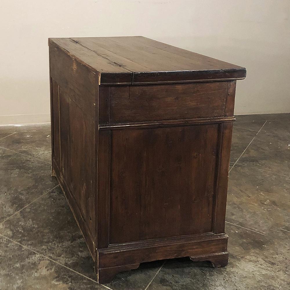 19th Century Rustic Pine Italian Bread Box Buffet 2