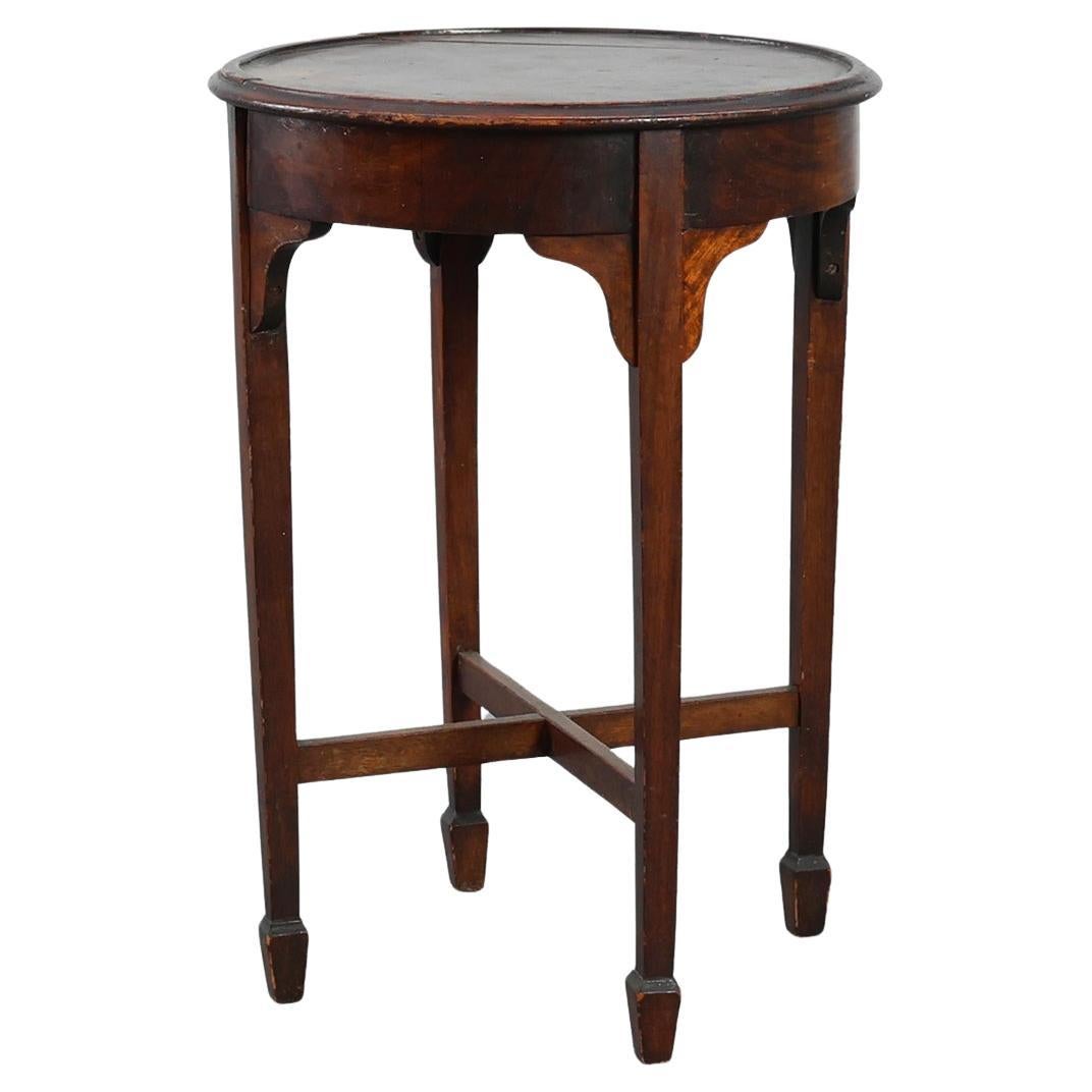 19th Century Rustic Round Side Table, France