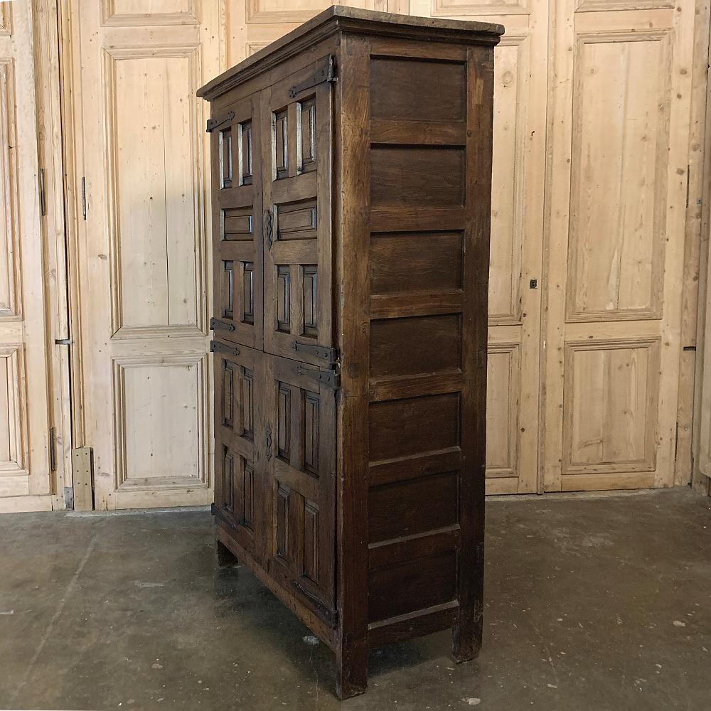 Hand-Crafted 19th Century Rustic Spanish Cabinet
