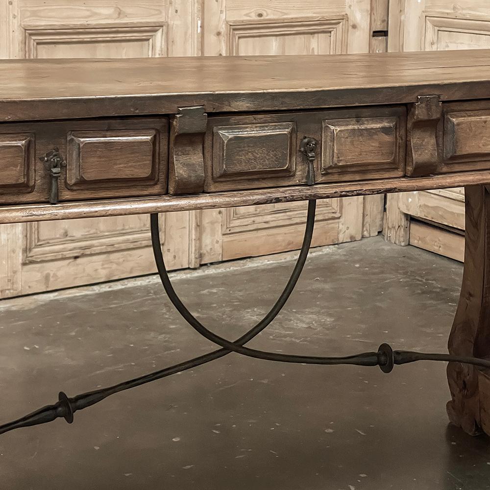 19th Century Rustic Spanish Colonial Console ~ Sofa Table ~ Desk For Sale 6