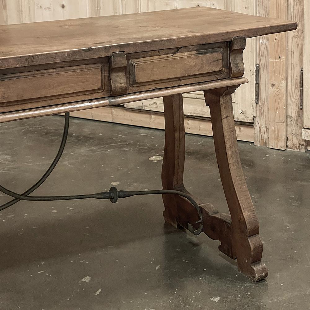 19th Century Rustic Spanish Colonial Console ~ Sofa Table ~ Desk For Sale 15