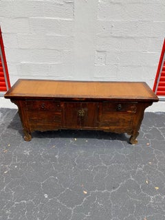 19th Century Rustic Spanish Sideboard Storage Cabinet