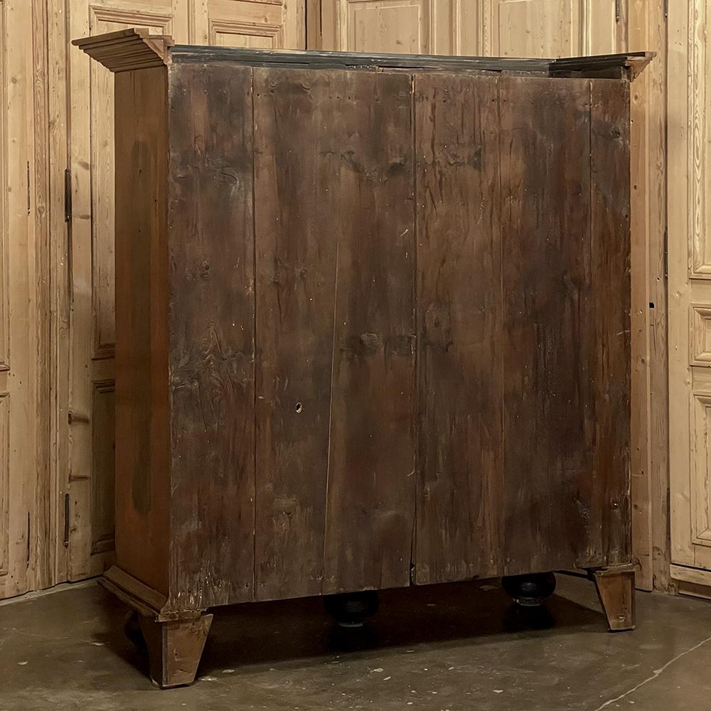 Armoire rustico svedese del 19° secolo dipinto in vendita 12