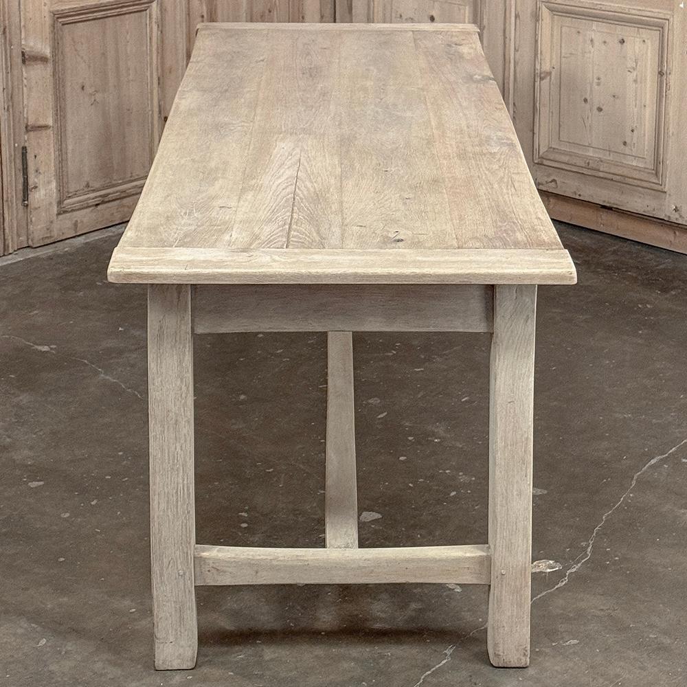 19th Century Rustic Table ~ Desk in Stripped Oak For Sale 6