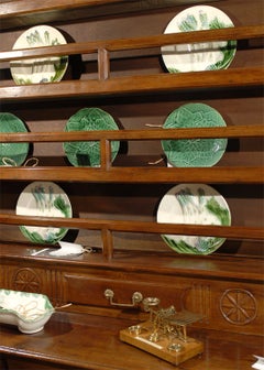 19th Century S. Mordan & Co of London Brass and Wood Postage Scale with Weights