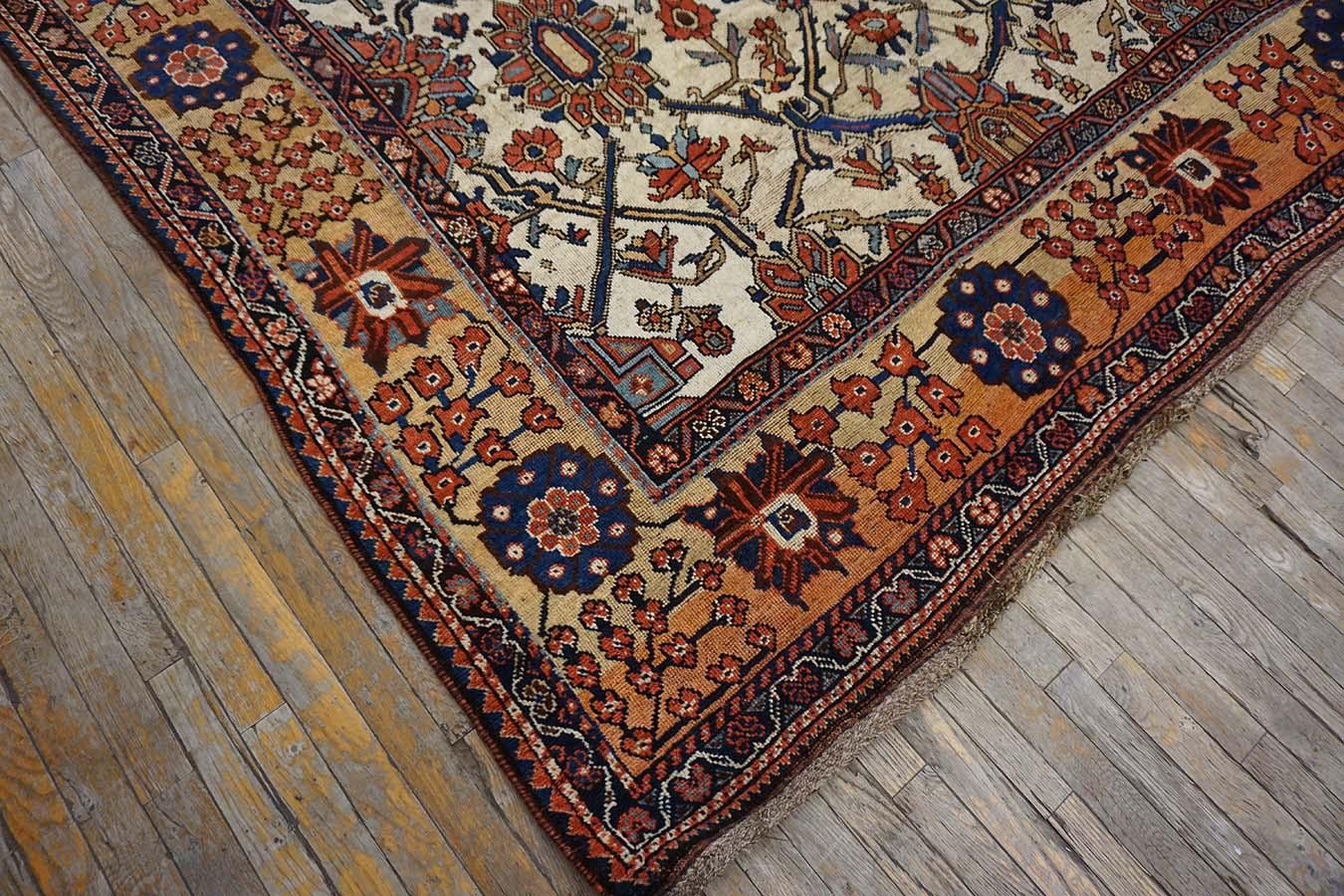 19th Century S. Persian, Fars region Bakhtiari carpet with design inspiration  For Sale 6