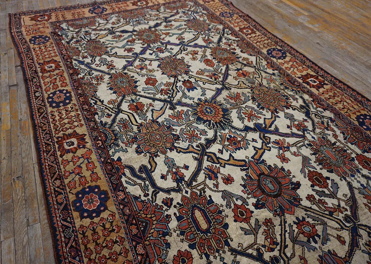 Hand-Knotted 19th Century S. Persian, Fars region Bakhtiari carpet with design inspiration  For Sale