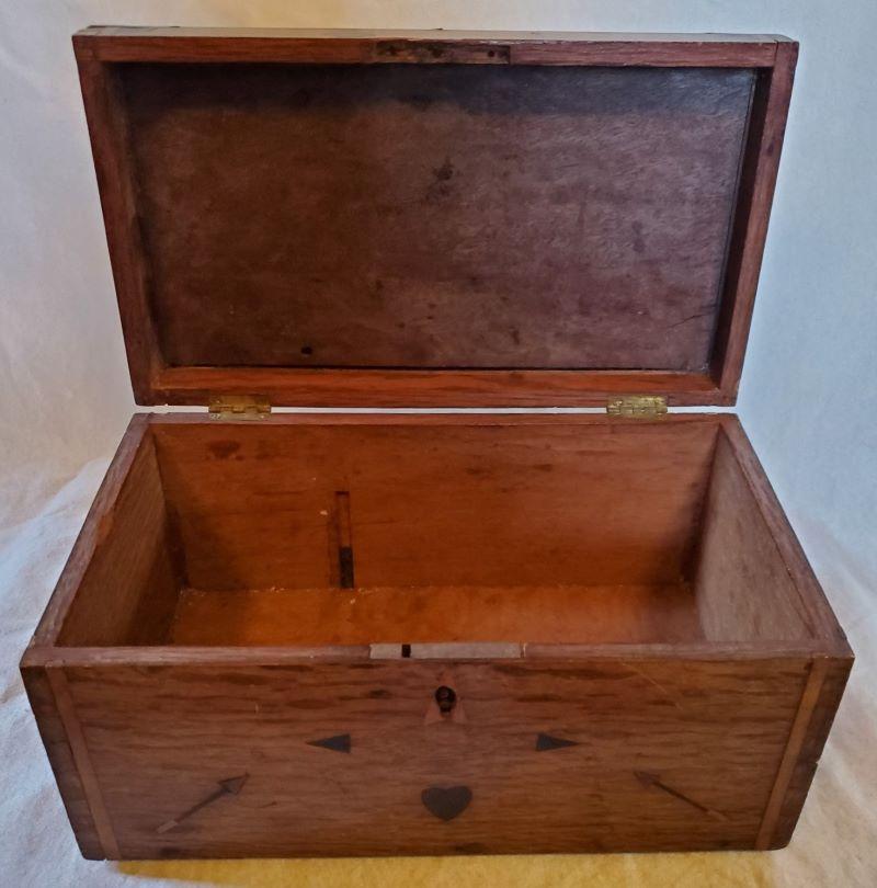 19th Century Sailor's Folk Art Inlaid Box 2