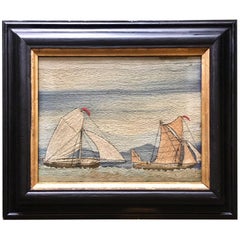 19th Century Sailor’s Folk Art Woolie, circa 1880