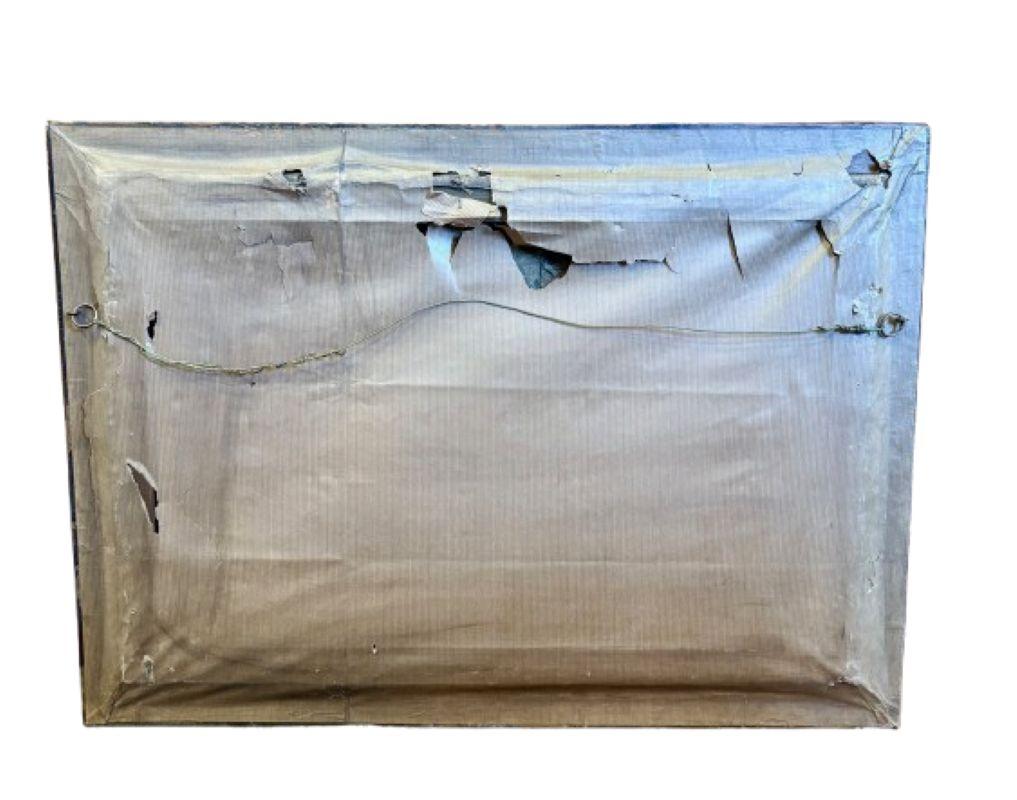 Late 19th Century 19th Century sailor's Woolie of a British Frigate, circa 1870 For Sale