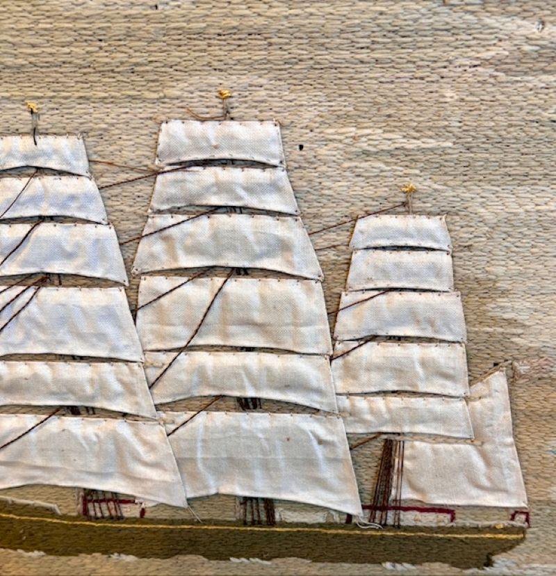 Inglese Lanterna da marinaio del 19° secolo della nave JANE in piena navigazione in vendita