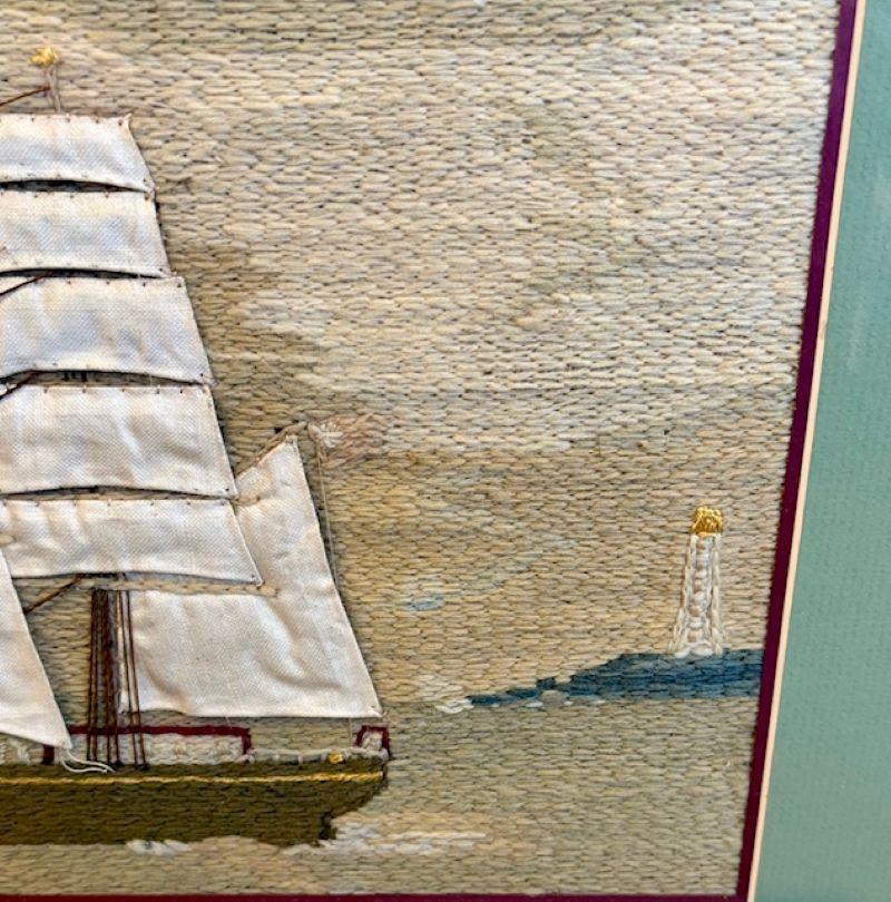 Fatto a mano Lanterna da marinaio del 19° secolo della nave JANE in piena navigazione in vendita