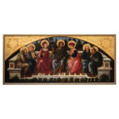 19th Century Saints by Filippo Lippi Florentine Renaissance Painting Oil Canvas