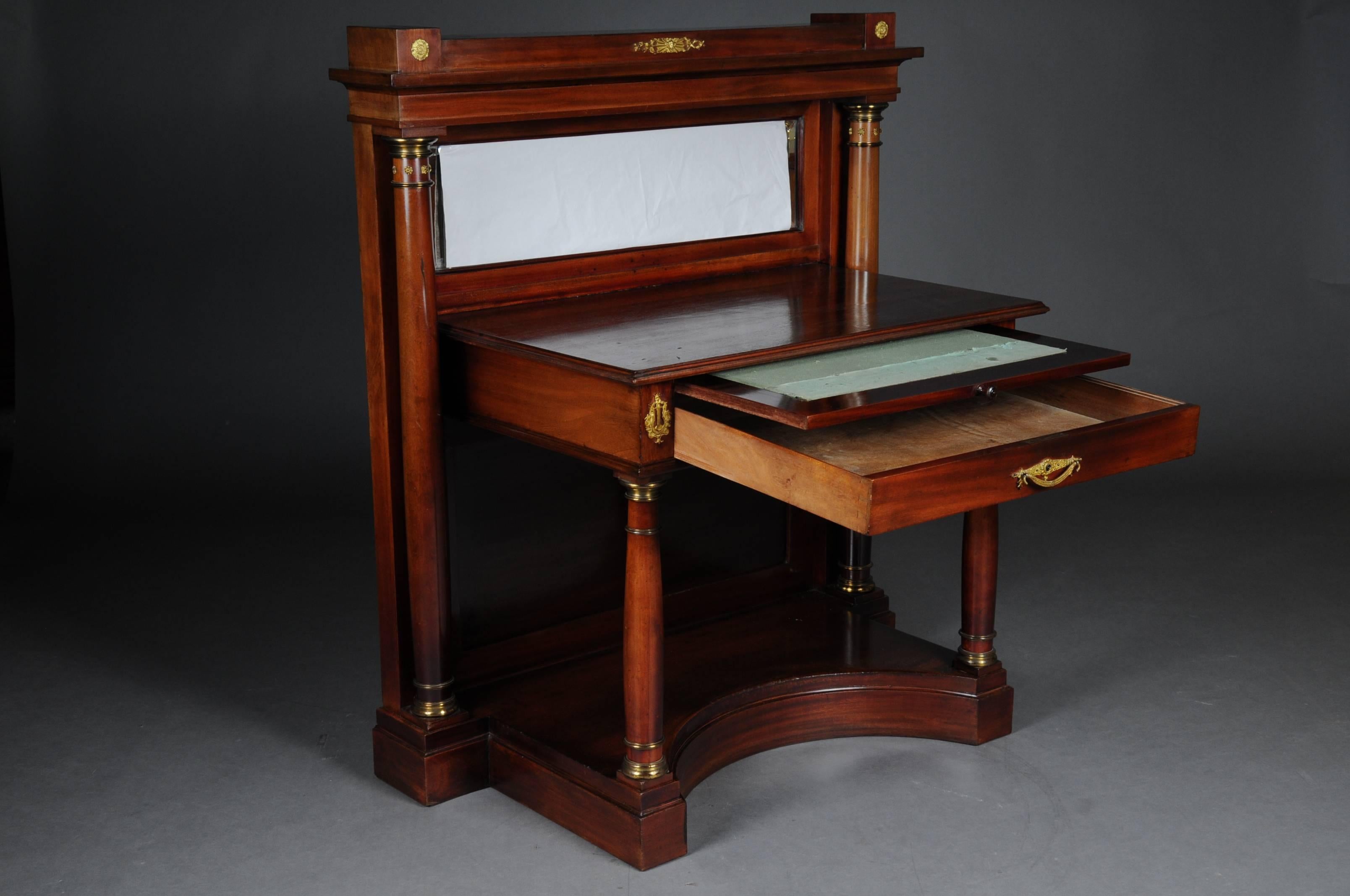French 19th Century Salon Empire Writing Desk, 1890 For Sale