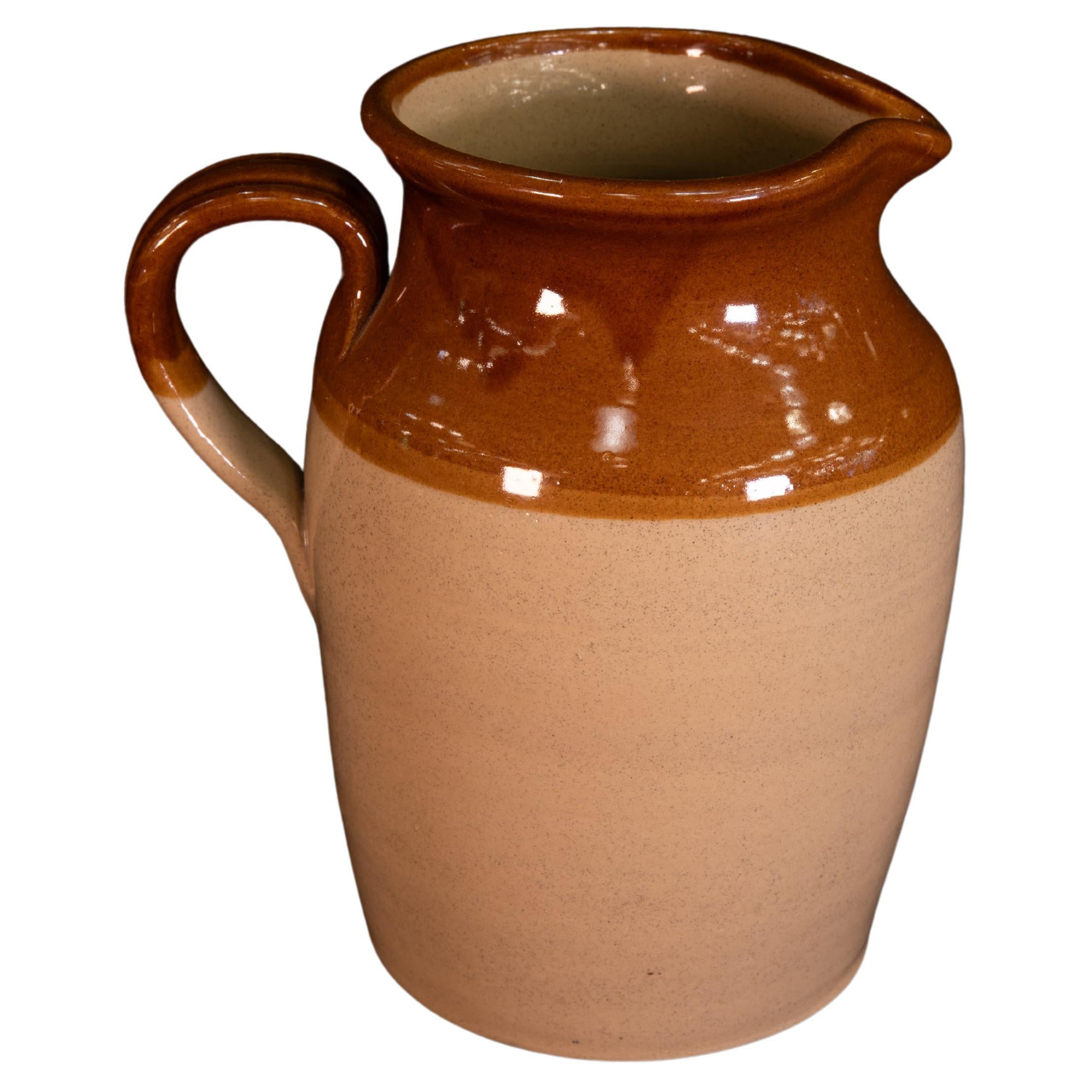 19th Century  Saltglaze Pitcher
