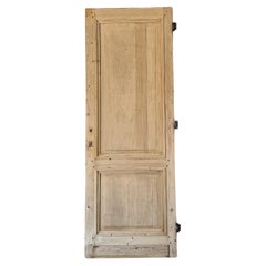 Used 19th Century Salvaged Belgian 2 Panel Interior Pine Door