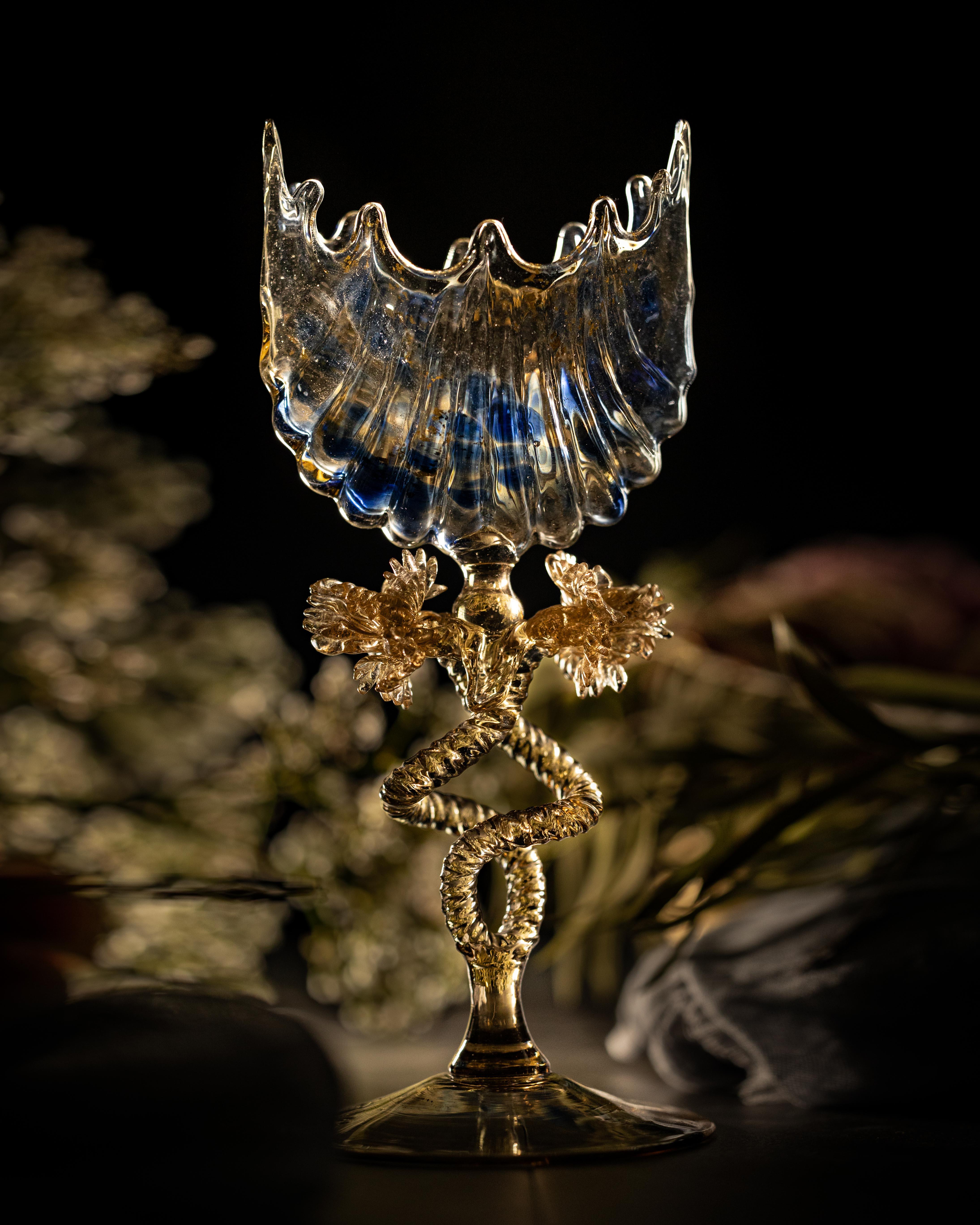 A Venetian Murano glass goblet made by glass masters Salviati & Co in the late 19th century.

During the late 19th century, the Italian Risorgimento consolidated the peninsula’s disparate city states and formed the country of Italy that we know