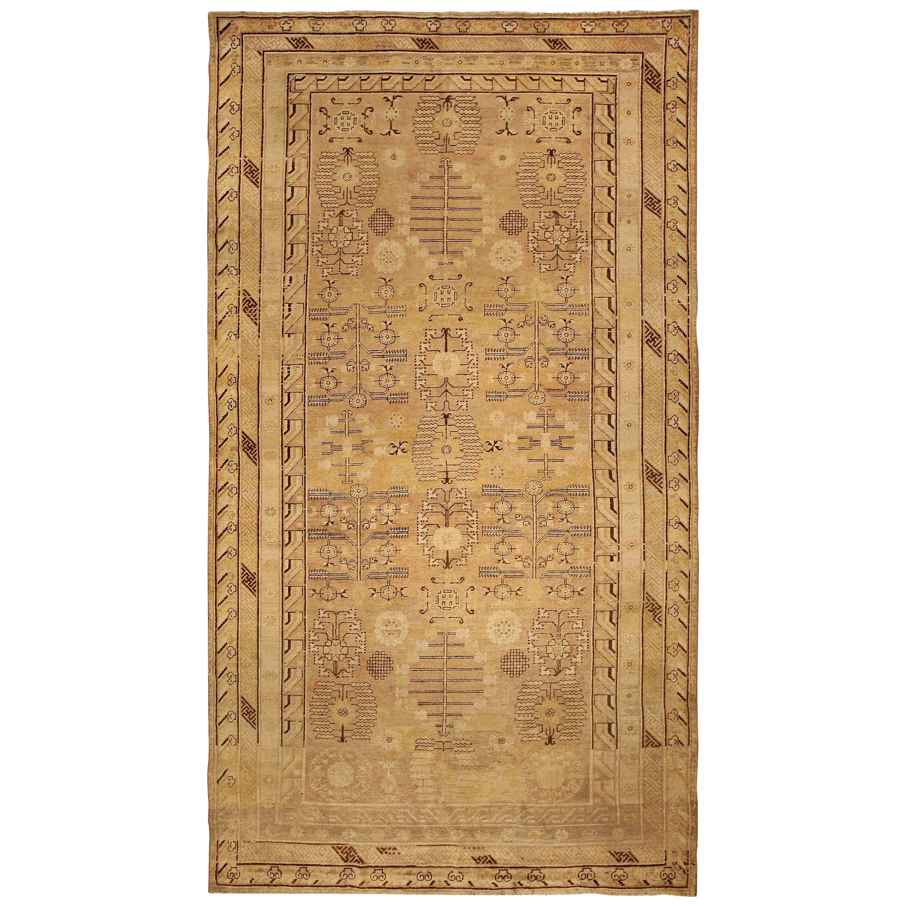 Doris Leslie Blau 19th Century Samarkand Khotan Handmade Wool Rug