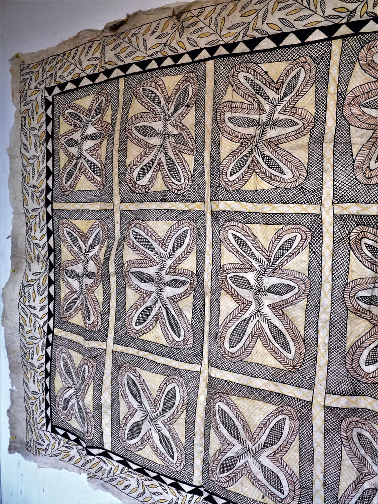 19th Century Samoan Tapa Cloth at 1stDibs